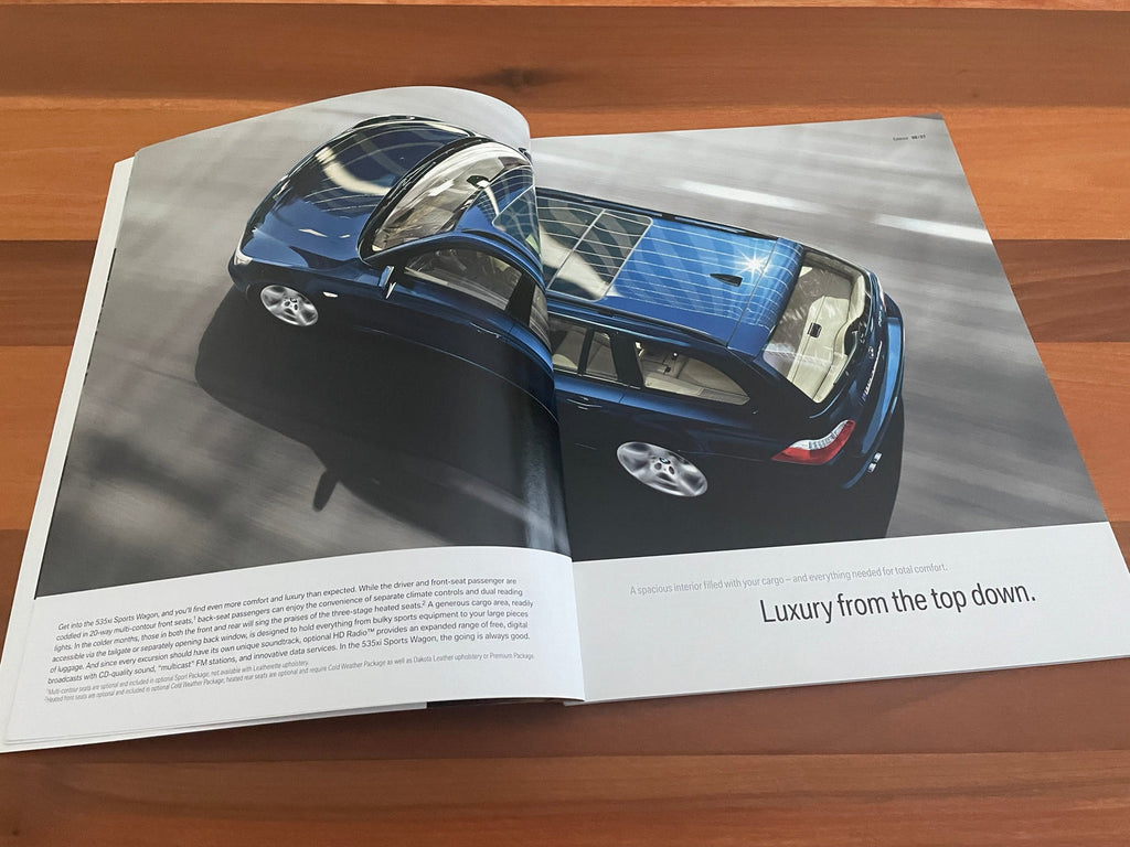 BMW-E61 Touring, 2008-Dealership-Sales-Brochure