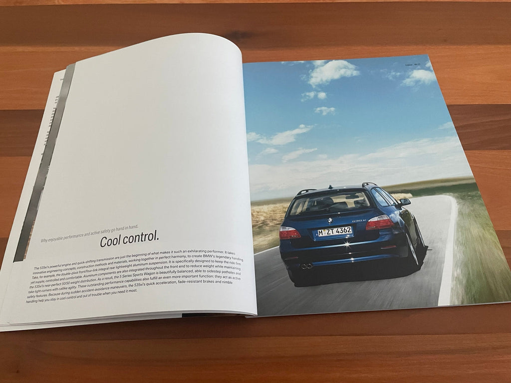 BMW-E61 Touring, 2008-Dealership-Sales-Brochure