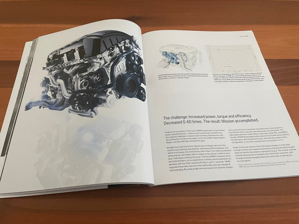 BMW-E61 Touring, 2008-Dealership-Sales-Brochure