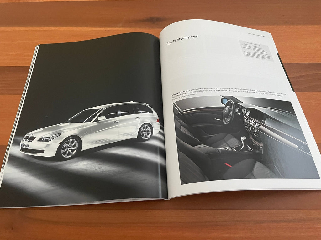 BMW-E61 Touring, 2008-Dealership-Sales-Brochure