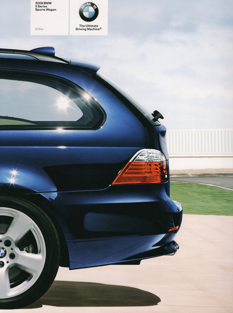 BMW-E61 Touring, 2008-Dealership-Sales-Brochure