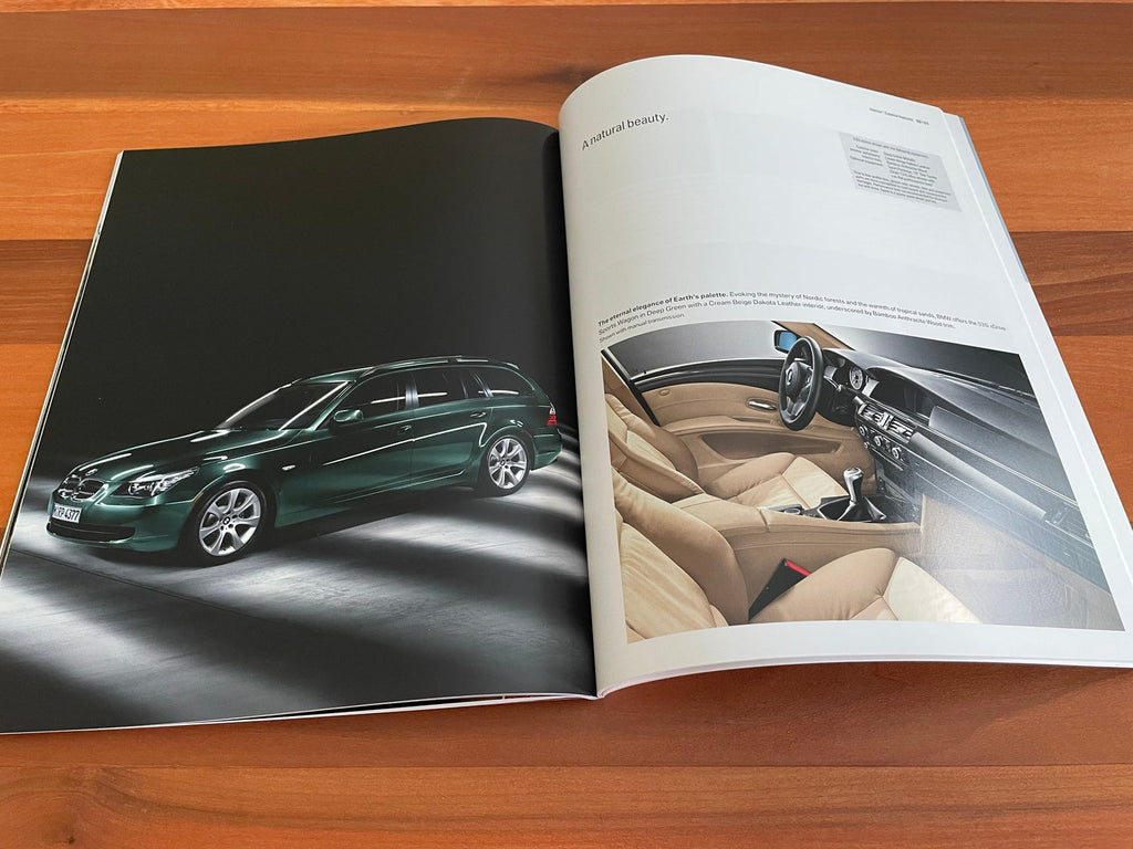 BMW-E61 Touring, 2009-Dealership-Sales-Brochure