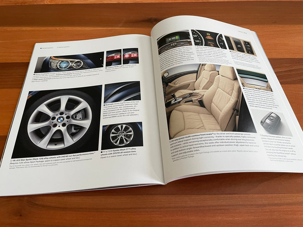 BMW-E61 Touring, 2009-Dealership-Sales-Brochure
