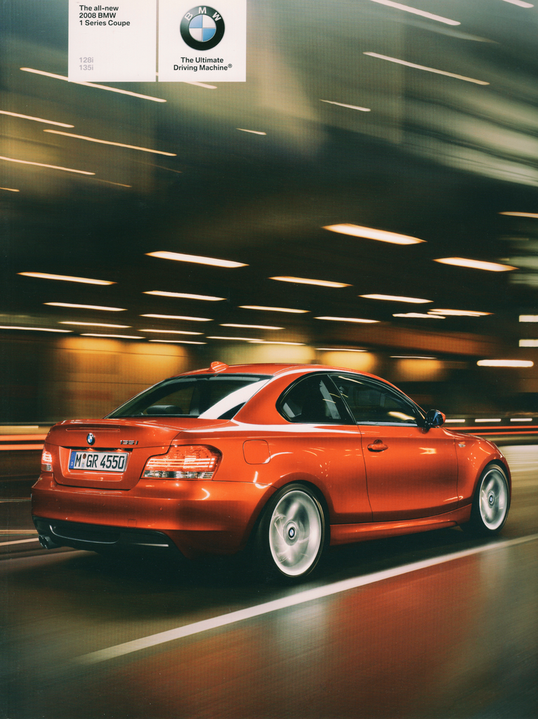 BMW-E82 Coupe, 2008-Dealership-Sales-Brochure