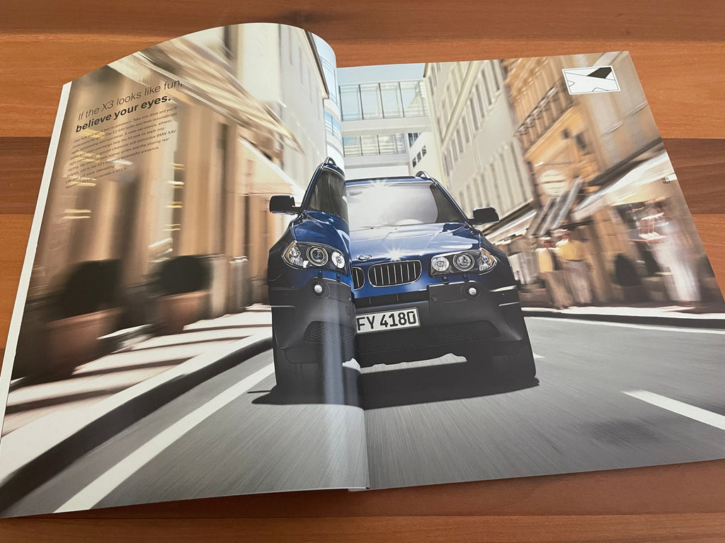 BMW-E83 X3, 2005-Dealership-Sales-Brochure