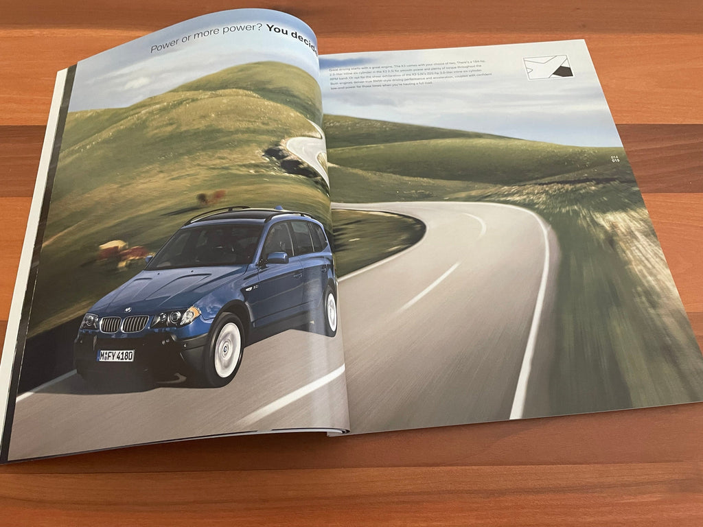 BMW-E83 X3, 2005-Dealership-Sales-Brochure