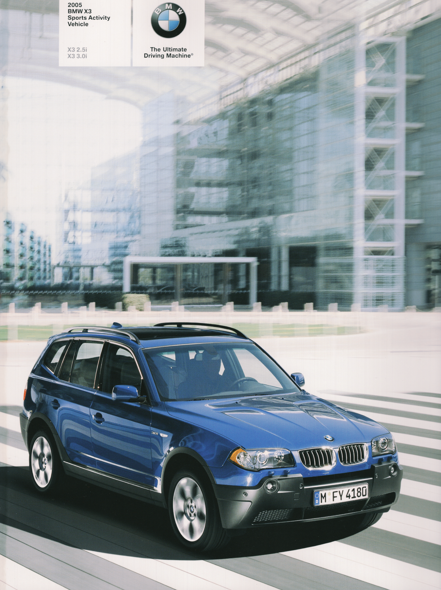 BMW-E83 X3, 2005-Dealership-Sales-Brochure