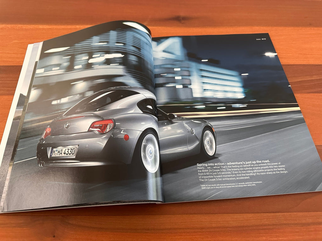 BMW-E85 & E86 Z4, 2008-Dealership-Sales-Brochure