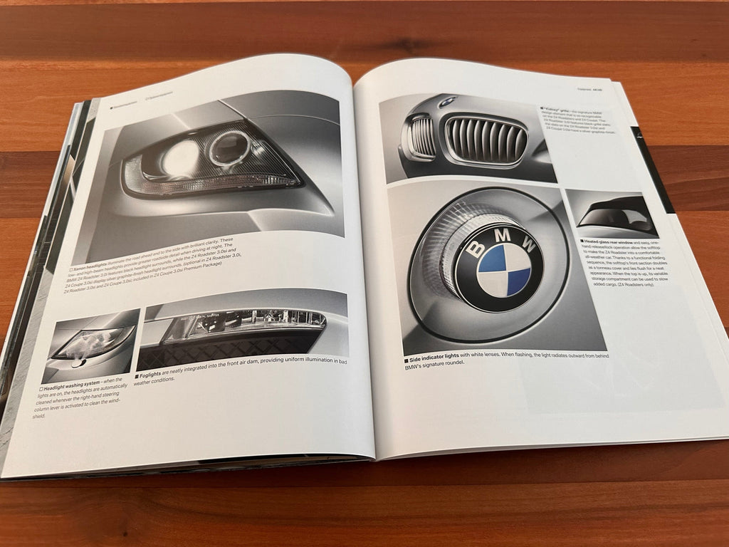 BMW-E85 & E86 Z4, 2008-Dealership-Sales-Brochure