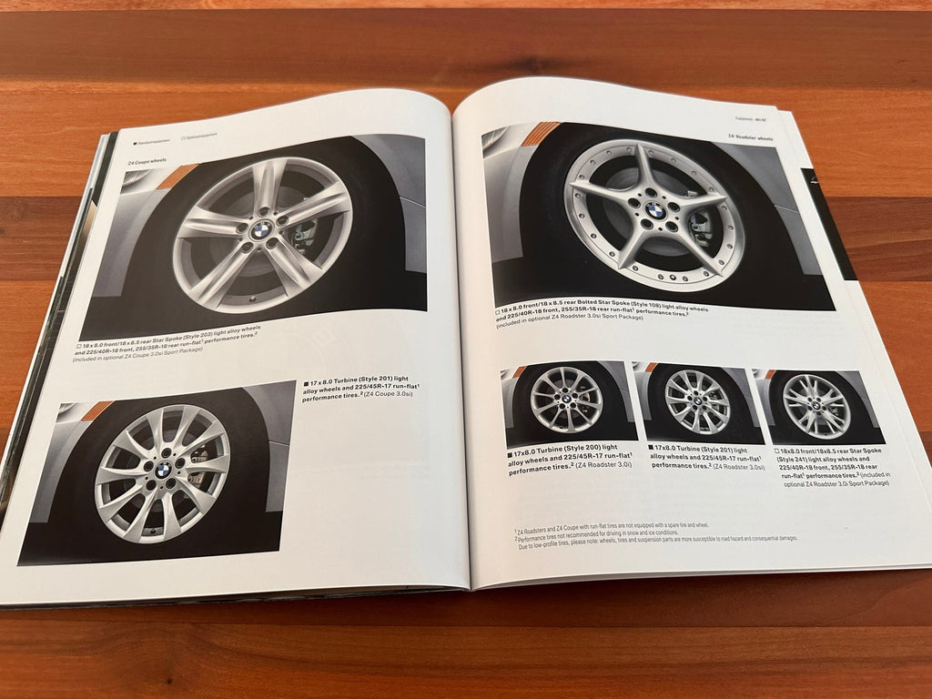 BMW-E85 & E86 Z4, 2008-Dealership-Sales-Brochure