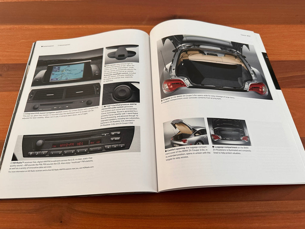 BMW-E85 & E86 Z4, 2008-Dealership-Sales-Brochure