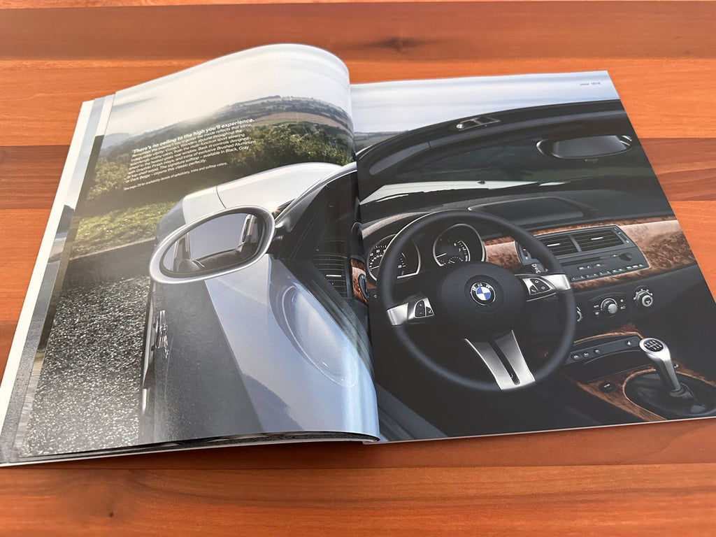 BMW-E85 & E86 Z4, 2008-Dealership-Sales-Brochure