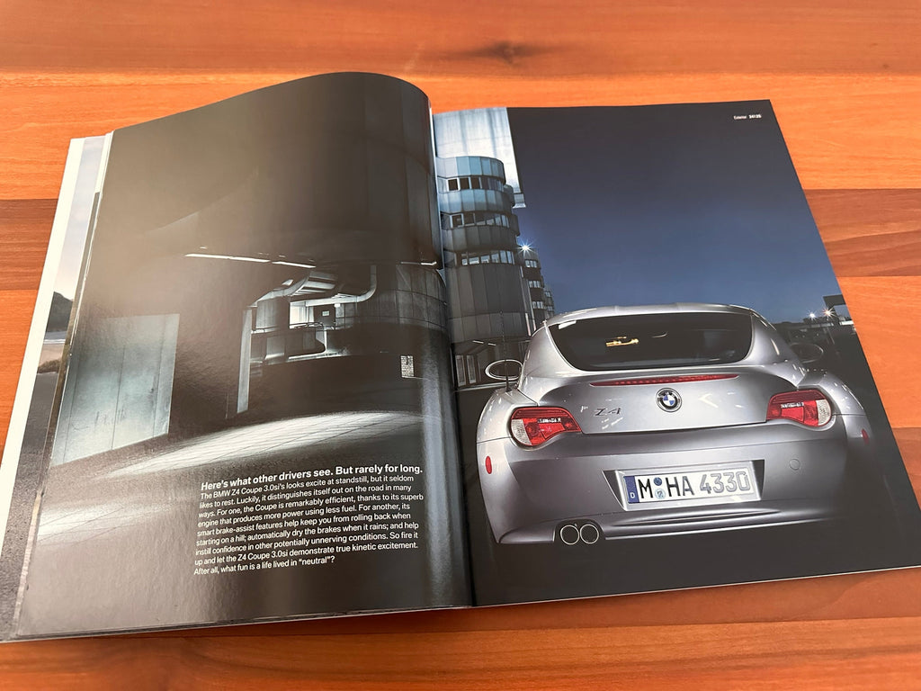 BMW-E85 & E86 Z4, 2008-Dealership-Sales-Brochure