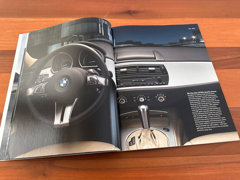 BMW-E85 & E86 Z4, 2008-Dealership-Sales-Brochure