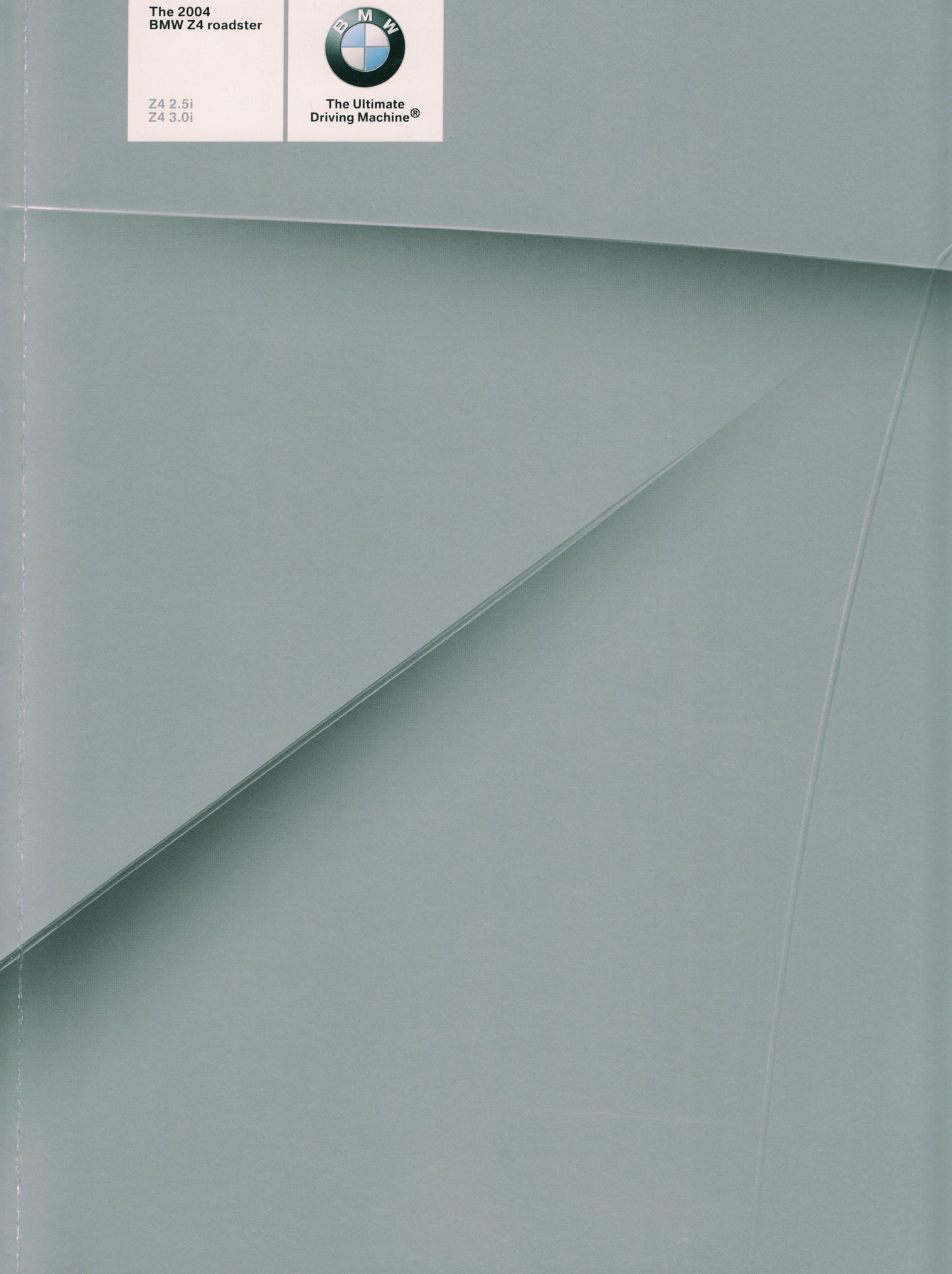 BMW-E85 Z4, 2004-Dealership-Sales-Brochure