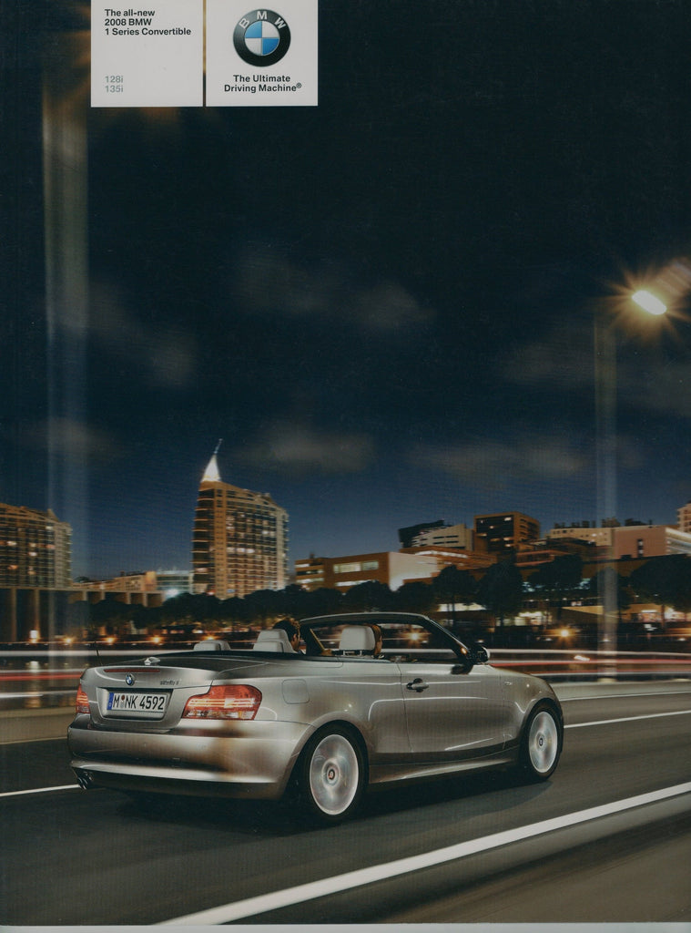 BMW-E88 Convertible, 2008-Dealership-Sales-Brochure