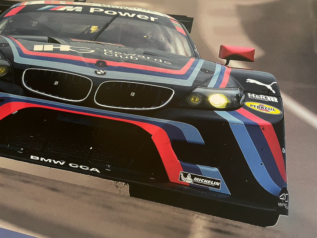 BMW E89 Z4 GTLM Poster
