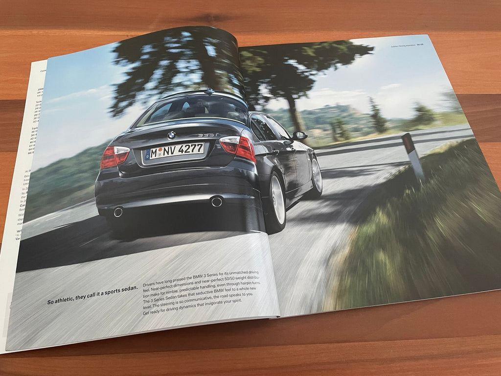 BMW-E90 Sedan, 2006-Dealership-Sales-Brochure