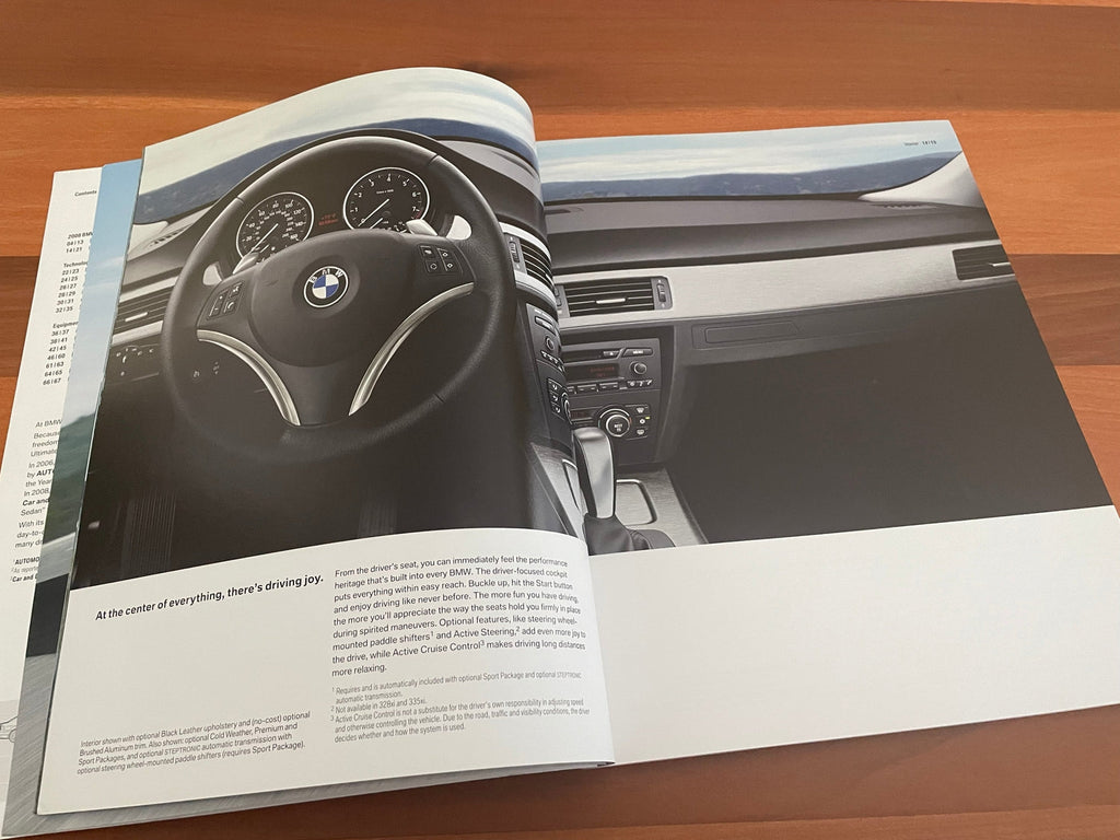 BMW-E90 Sedan, 2006-Dealership-Sales-Brochure