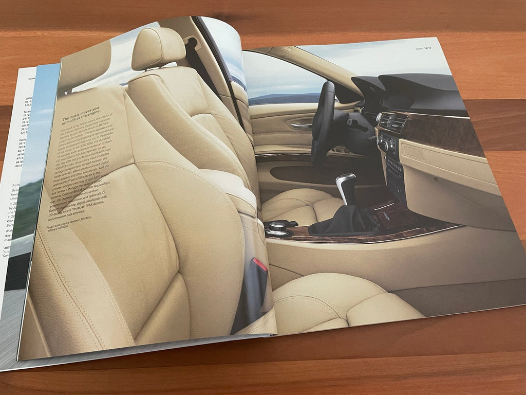 BMW-E90 Sedan, 2006-Dealership-Sales-Brochure