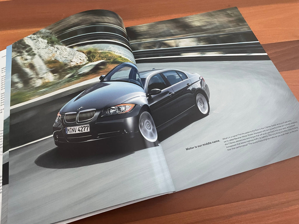 BMW-E90 Sedan, 2008-Dealership-Sales-Brochure