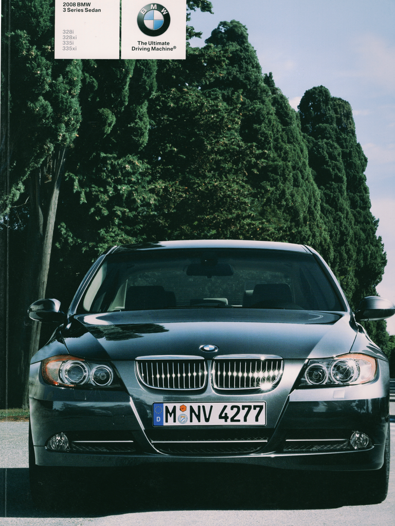 BMW-E90 Sedan, 2008-Dealership-Sales-Brochure