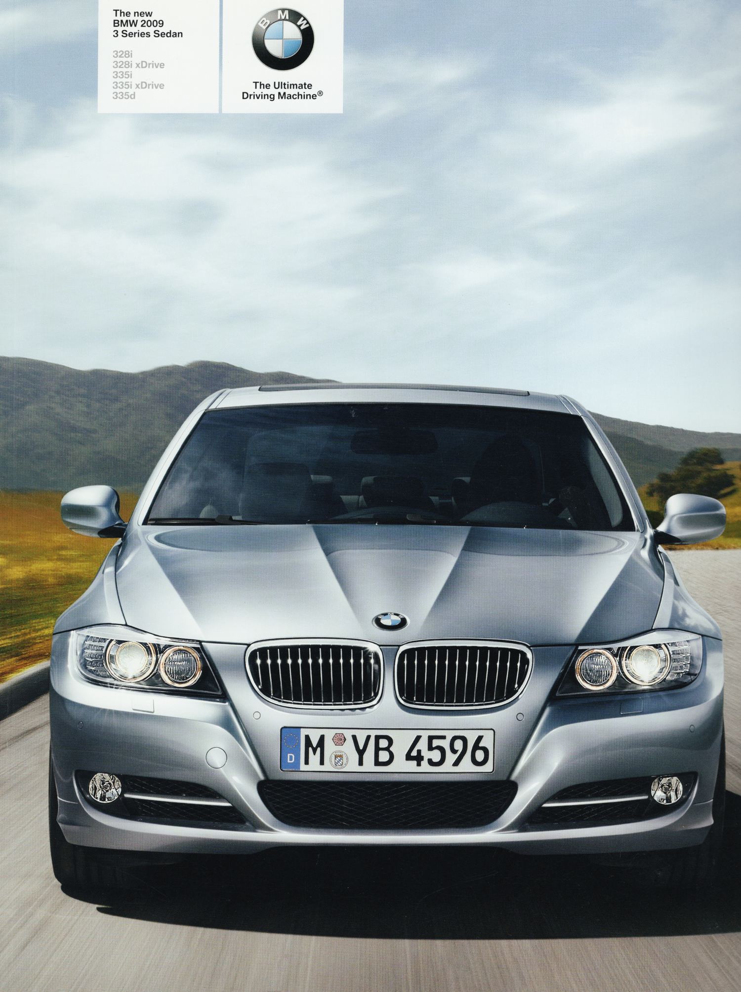 BMW-E90 Sedan, 2009-Dealership-Sales-Brochure