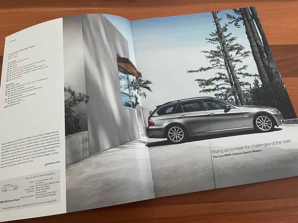 BMW-E91 Touring, 2009-Dealership-Sales-Brochure