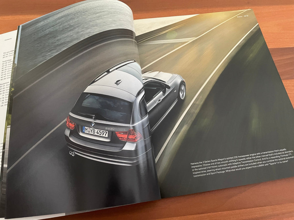 BMW-E91 Touring, 2009-Dealership-Sales-Brochure