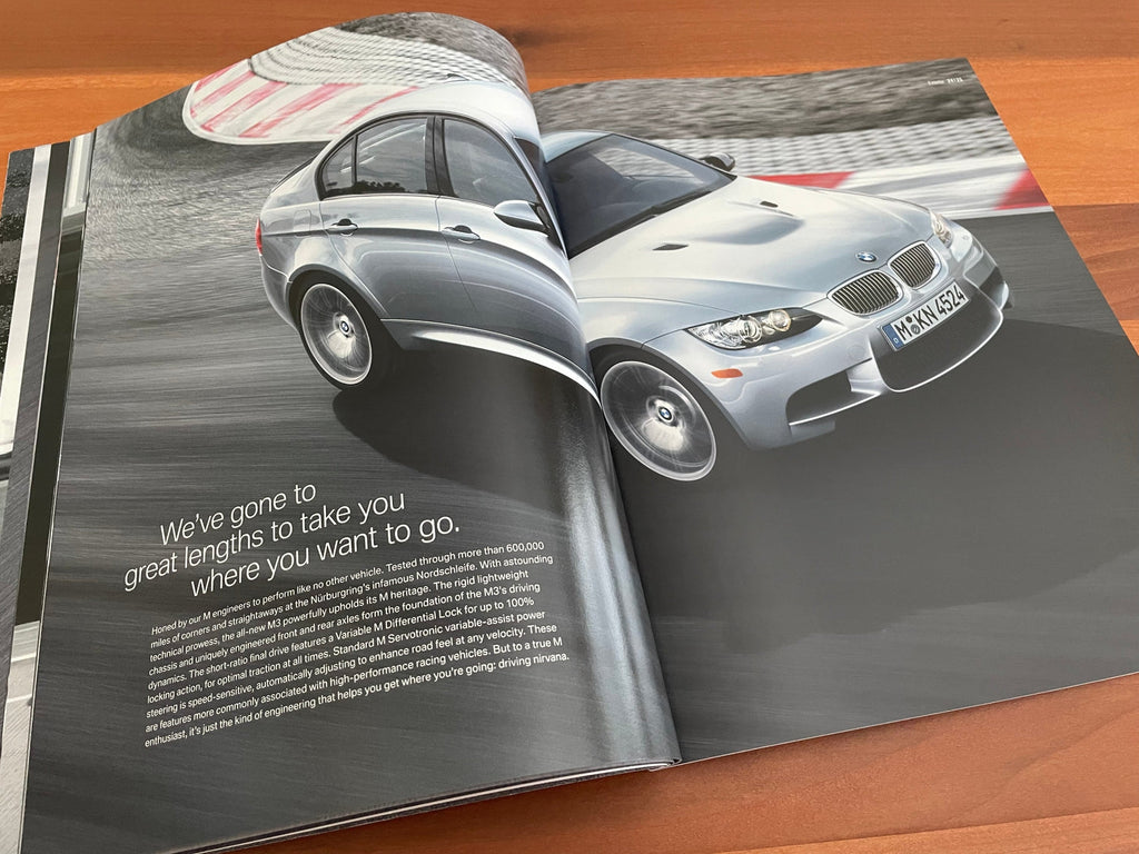 BMW-E92 M3, E90 M3, 2008-Dealership-Sales-Brochure