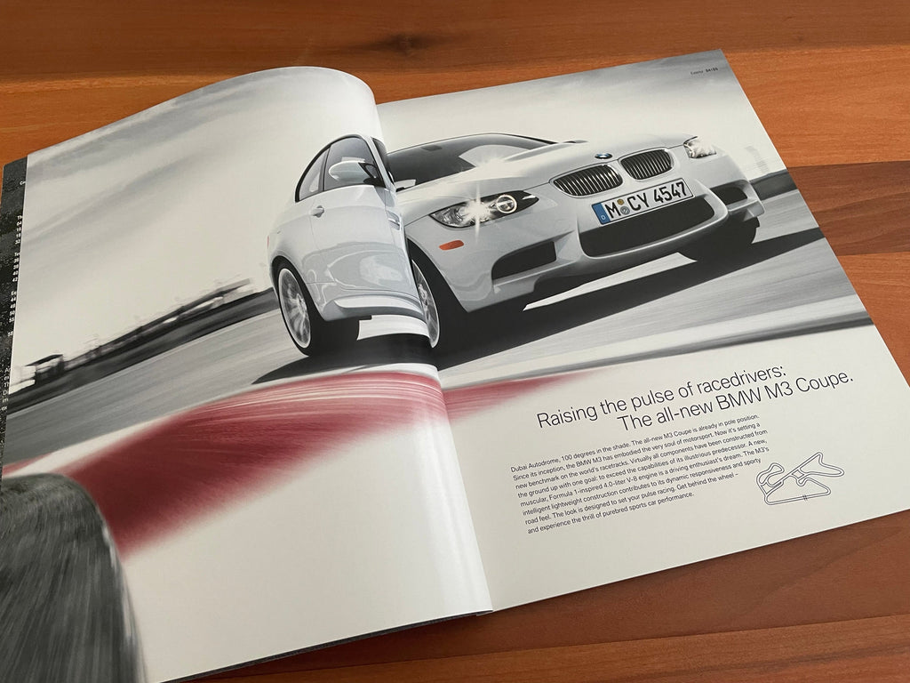 BMW-E92 M3, E90 M3, 2008-Dealership-Sales-Brochure
