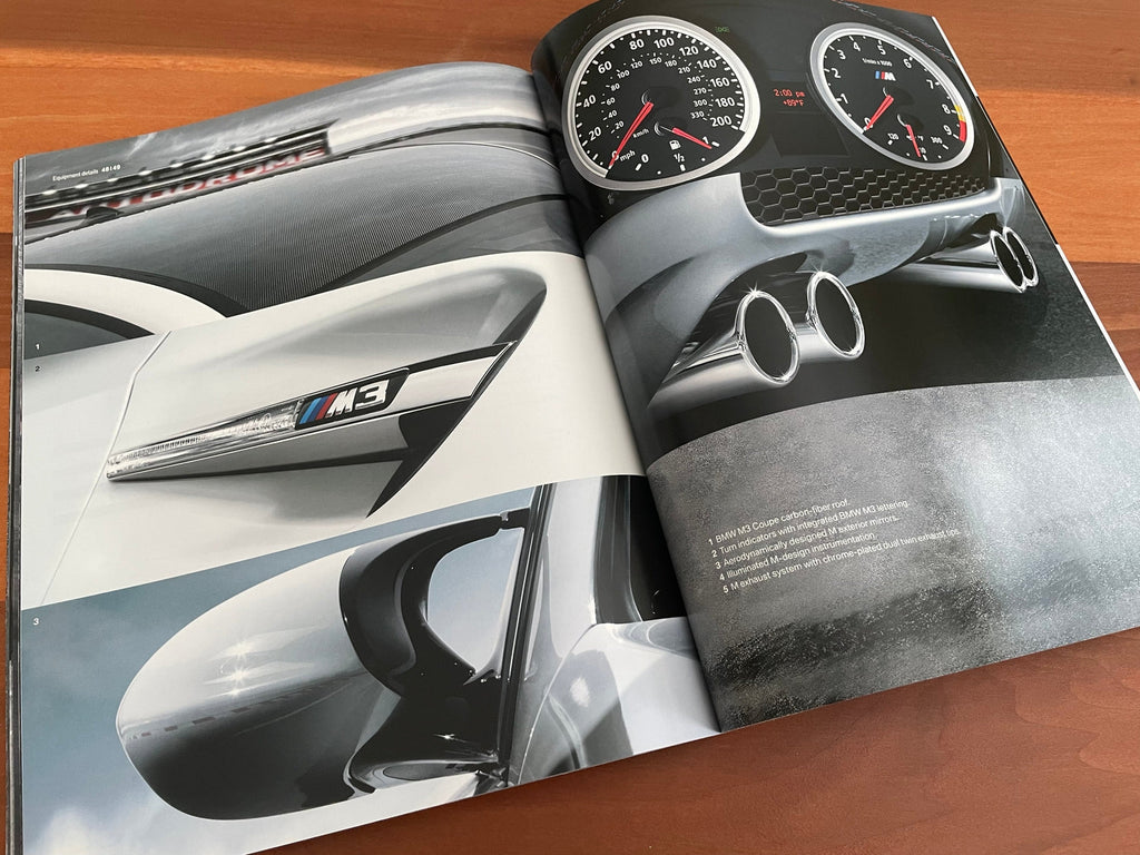 BMW-E92 M3, E90 M3, 2008-Dealership-Sales-Brochure