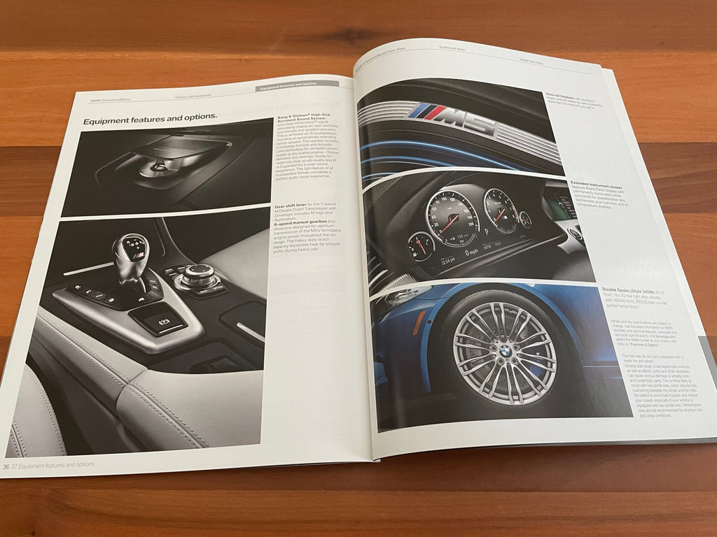 BMW-F10 M5, 2012-Dealership-Sales-Brochure