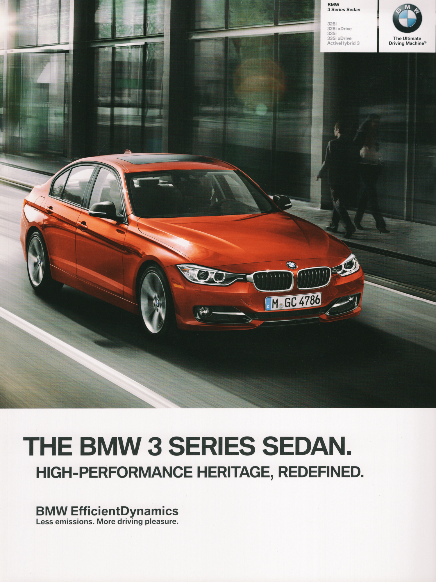 BMW-F30 Sedan, 2013-Dealership-Sales-Brochure