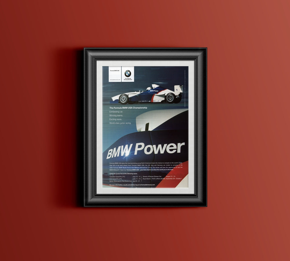 BMW-Formula BMW USA-Magazine-Ad