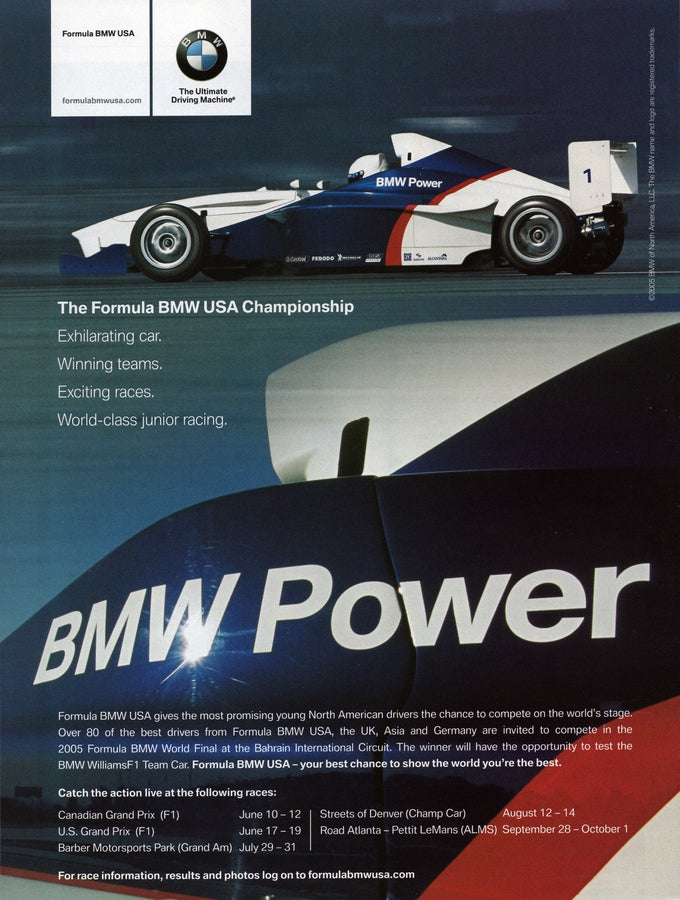 BMW-Formula BMW USA-Magazine-Ad