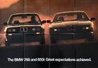 BMW-Model Range, 1991 Foldout-Dealership-Sales-Brochure