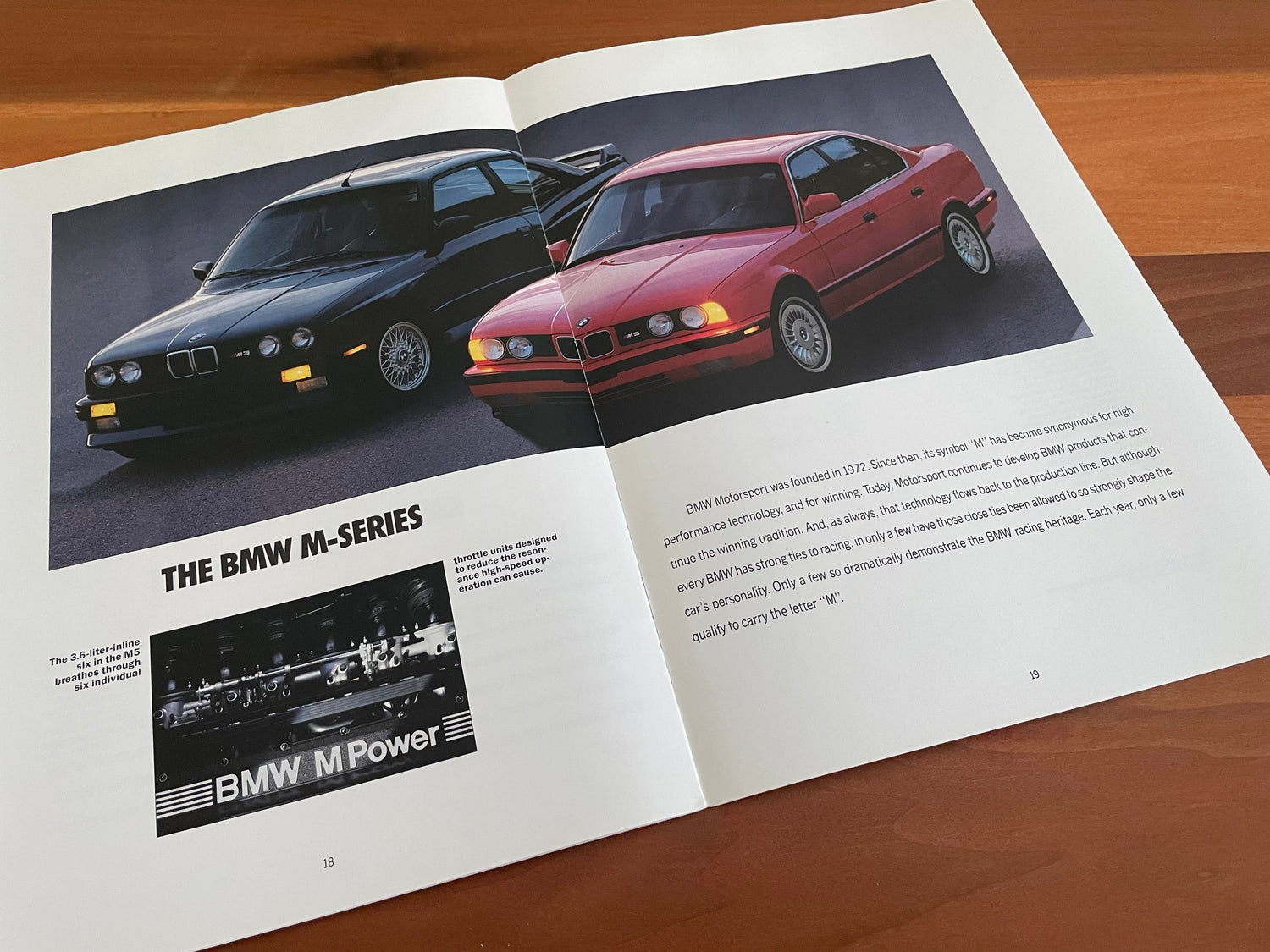 BMW-1991 Model Range-Dealership-Sales-Brochure