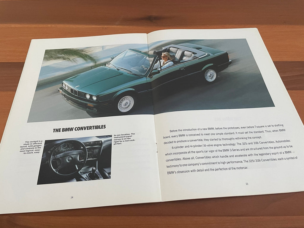 BMW-Model Range, 1992 a-Dealership-Sales-Brochure