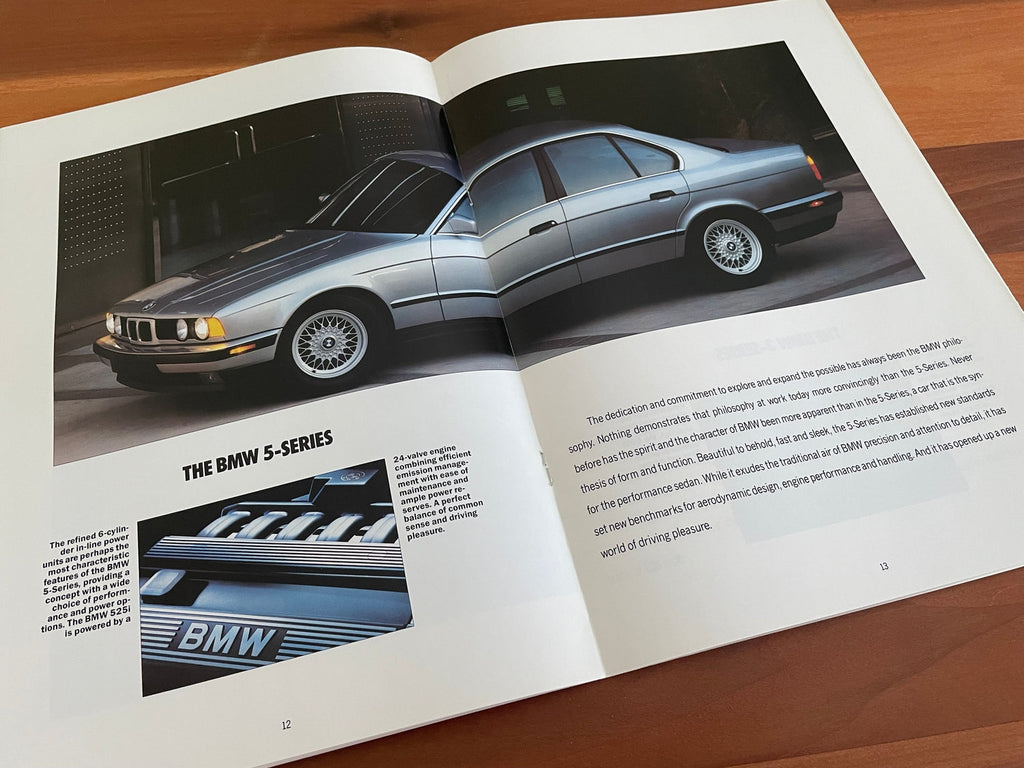 BMW-Model Range, 1992-Dealership-Sales-Brochure