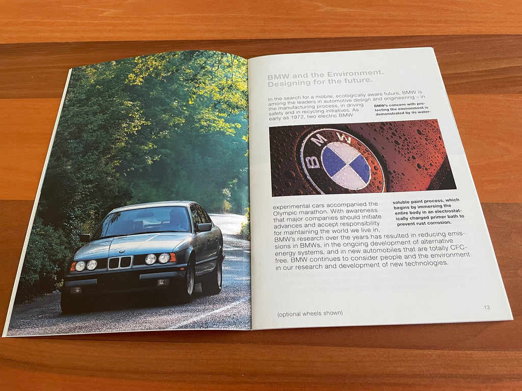 BMW-Model Range, 1994-Dealership-Sales-Brochure