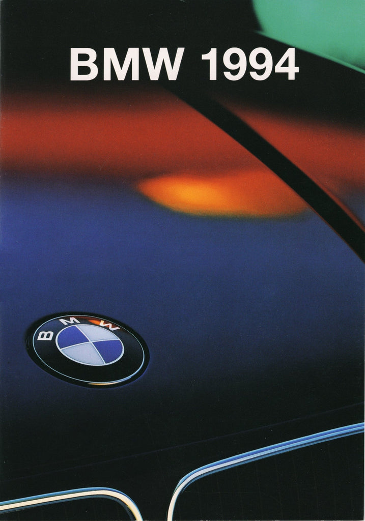 BMW-Model Range, 1994-Dealership-Sales-Brochure
