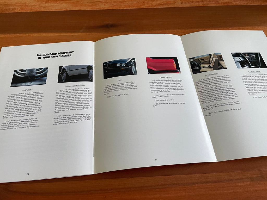 BMW-Model Range, 1994-Dealership-Sales-Brochure