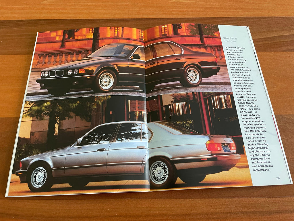 BMW-Model Range, 1994-Dealership-Sales-Brochure