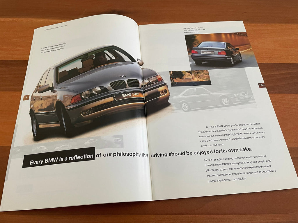 BMW-Model Range, 1997-Dealership-Sales-Brochure