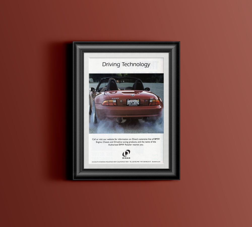 BMW-Z3 M Dinan-Vintage-Print-Magazine-Ad-BIMMERtips.com