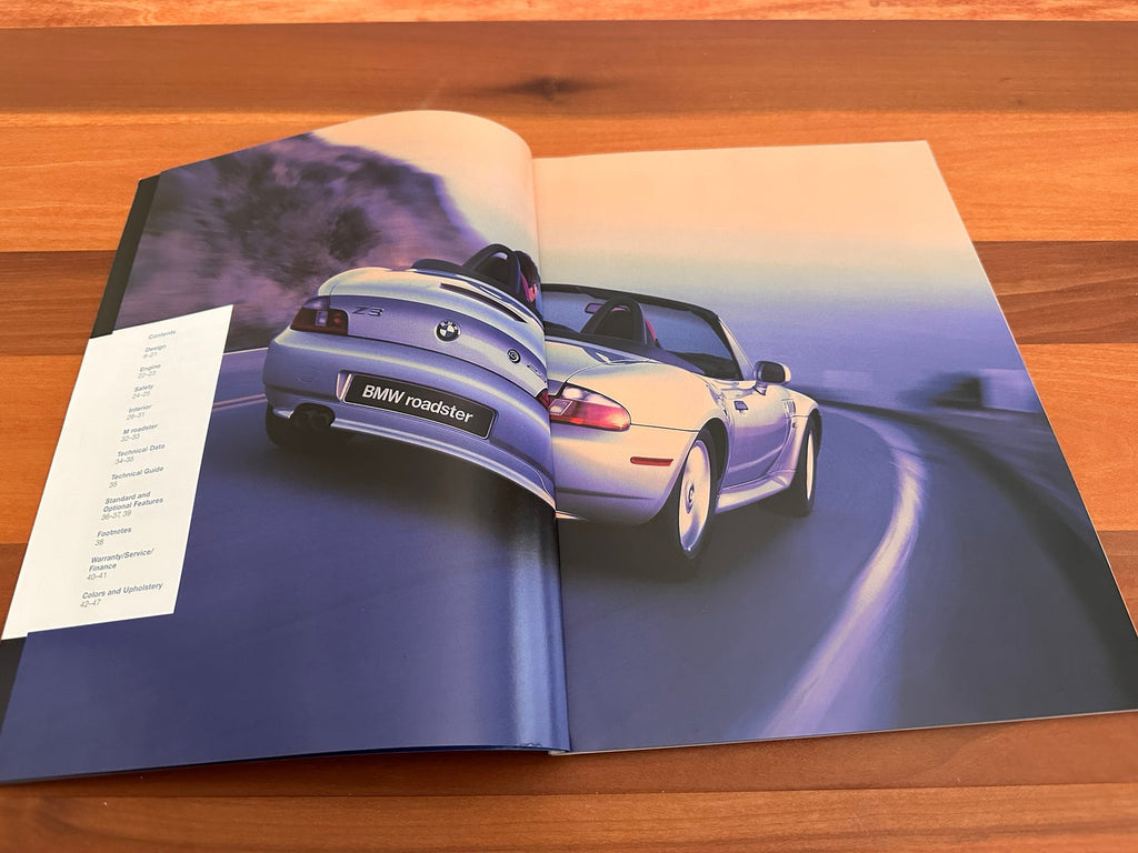BMW-Z3 Roadster, 2000-Dealership-Sales-Brochure