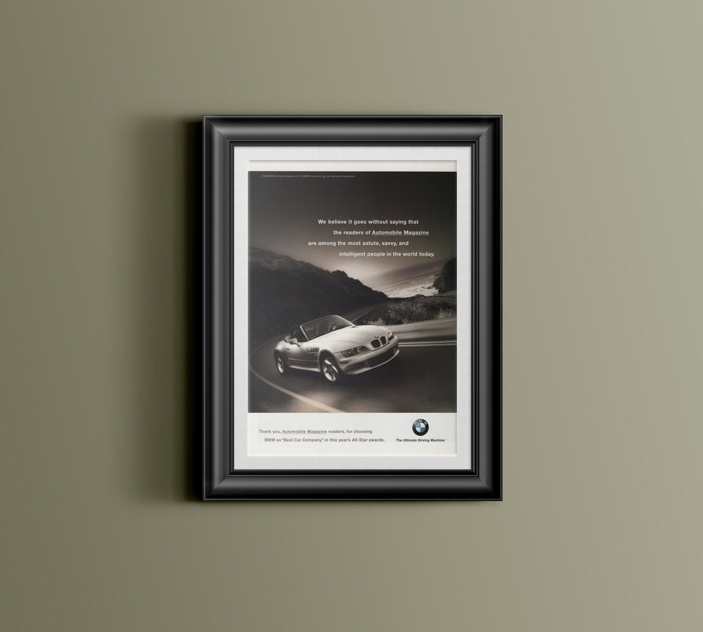 BMW-Z3 Roadster Best Car Company-Magazine-Ad