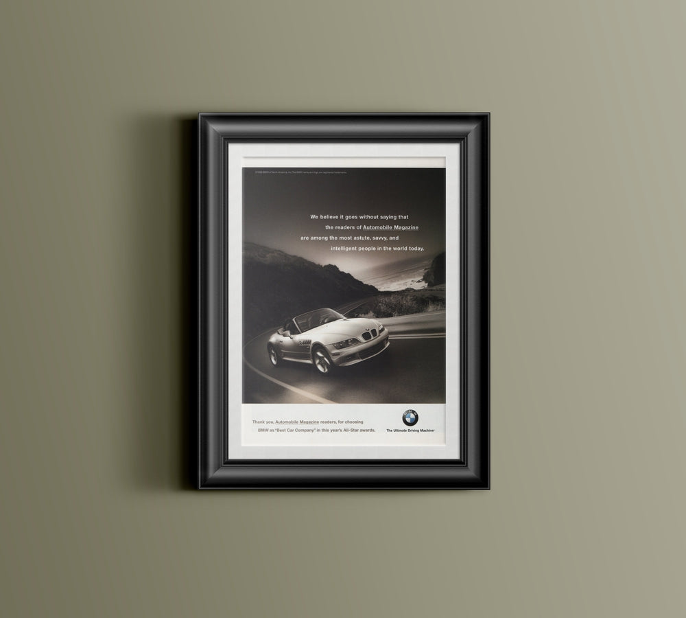 BMW-Z3 Roadster Best Car Company-Vintage-Print-Magazine-Ad-BIMMERtips.com