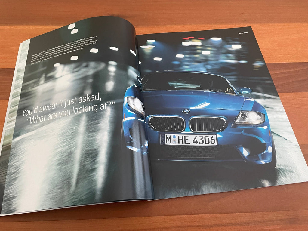 BMW-Z4 M Coupe M Roadster, 2008-Dealership-Sales-Brochure